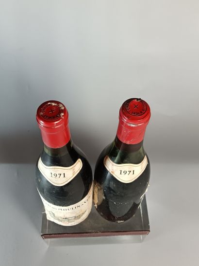 2 Bouteilles Château du MOULIN A VENT 1971...