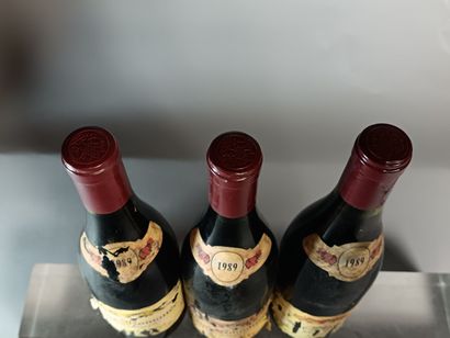 3 Bouteilles VOSNE ROMANÉE 1er Cru Les Malconsorts...