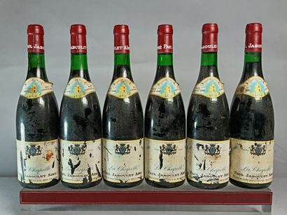 6 Bouteilles HERMITAGE La Chapelle 1983 -...