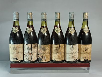 6 Bouteilles POMMARD CLOS de VERGER 1976...