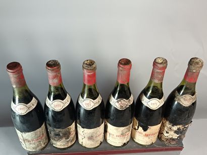6 Bouteilles CORTON Grand Cru BRESSANDES...