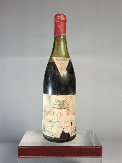 1 Bouteille CHÂTEAUNEUF DU PAPE 1978 - Château...