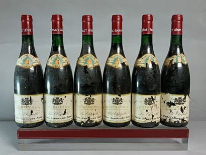 6 Bouteilles HERMITAGE La Chapelle 1985 -...