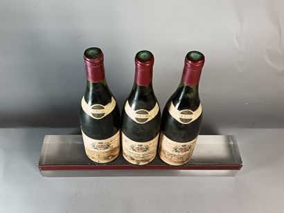 3 Bouteilles CHAMBOLLE MUSIGNY 1er Cru Les...