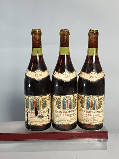 3 Bouteilles NUITS SAINT GEORGES 1er Cru...