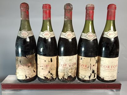 5 Bouteilles CORTON Grand Cru Clos de ROI...