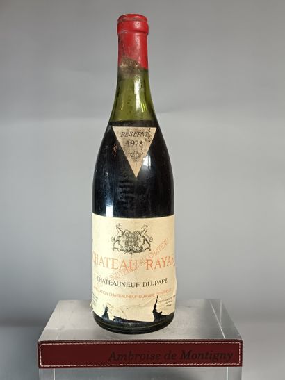 1 Bouteille CHÂTEAUNEUF DU PAPE 1978 - Château...