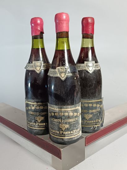 3 Bouteilles LATRICIÈRES CHAMBERTIN Grand...