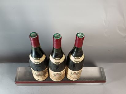 3 Bouteilles CHAMBOLLE MUSIGNY 1er Cru Les...