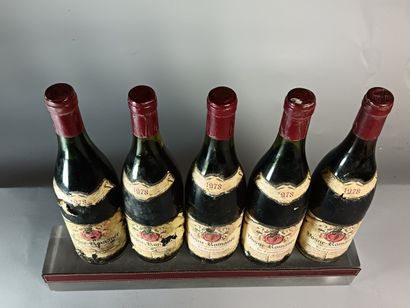 5 Bouteilles VOSNE ROMANÉE La Colombière...