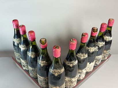 10 Bouteilles CHAMBERTIN Grand Cru 1985 -...