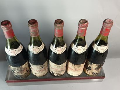 5 Bouteilles CORTON Grand Cru BRESSANDES...