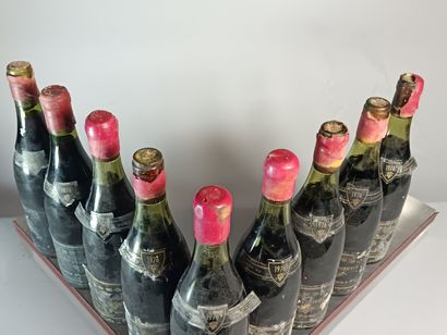 9 Bouteilles CHARMES CHAMBERTIN Grand Cru...