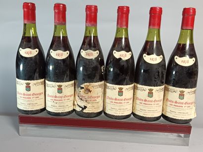 6 Bouteilles NUITS SAINT GEORGES 1er Cru...