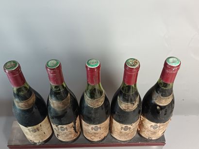 5 Bouteilles NUITS SAINT GEORGES 1er Cru...