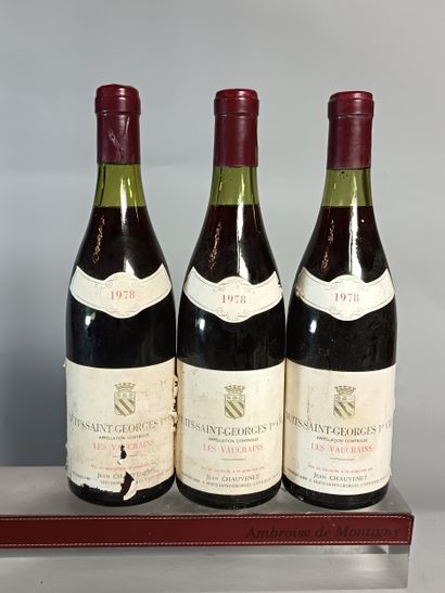 3 Bouteilles NUITS SAINT GEORGES 1er Cru...
