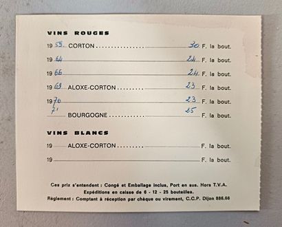 Le lot numéro 1 n'est pas à vendre.
Notre...