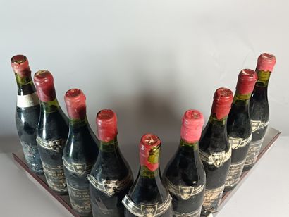 9 Bouteilles MAZY CHAMBERTIN Grand Cru 1990...