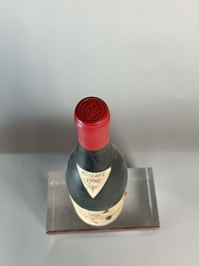 1 Bouteille CÔTES DU RÔHNE 1990 - Château...
