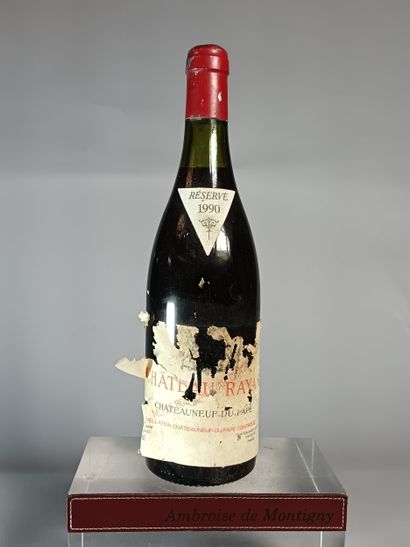1 Bouteille CHÂTEAUNEUF DU PAPE 1990 - Château...