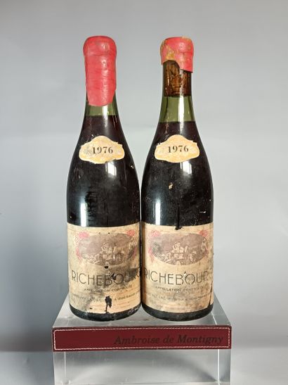 2 Bouteilles RICHEBOURG Grand cru 1976 -...