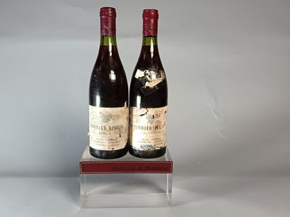 2 Bouteilles POMMARD 1er Cru RUGIENS 1978...