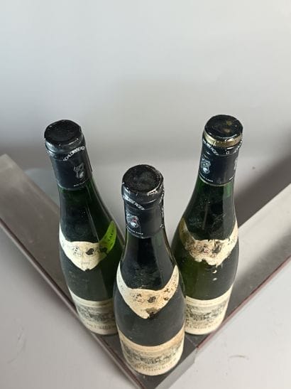 3 Bouteilles GEWURZTRAMINER Vendanges tardives...