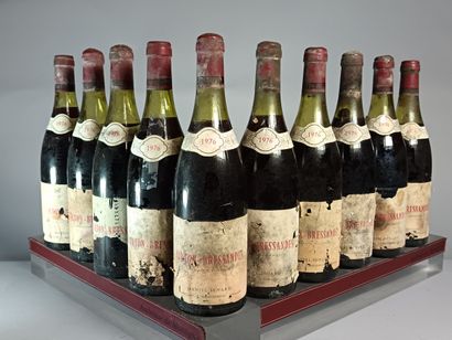 10 Bouteilles CORTON Grand Cru BRESSANDES...
