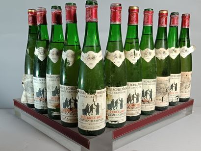 11 Bouteilles GEWURZTRAMINER KITTERLE 1983...