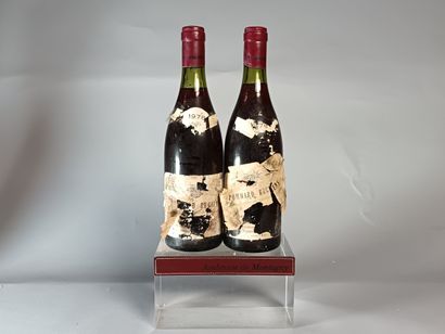 2 Bouteilles POMMARD 1er Cru RUGIENS 1978...