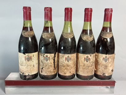 5 Bouteilles NUITS SAINT GEORGES 1er Cru...