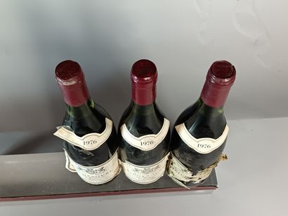 3 Bouteilles RICHEBOURG Grand cru 1976 -...