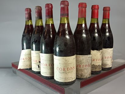 7 Bouteilles CORTON Grand Cru - Daniel SENARD
Étiquettes...