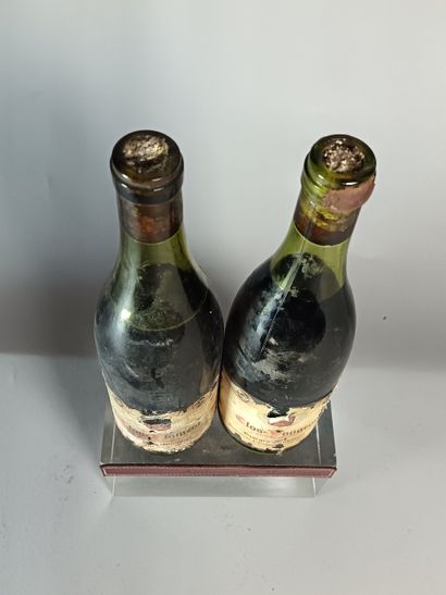 2 Bouteilles CLOS DE VOUGEOT Grand cru -...