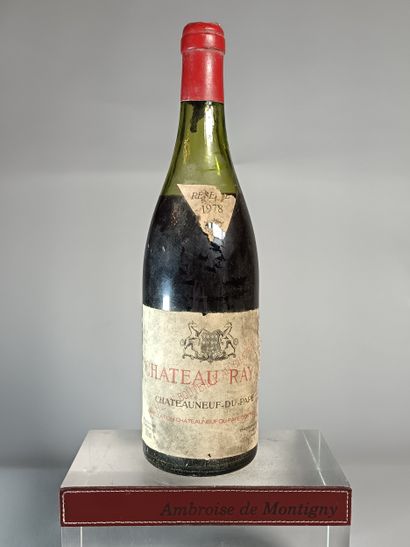 1 Bouteille CHÂTEAUNEUF DU PAPE 1978 - Château...