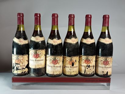 6 Bouteilles VOSNE ROMANÉE 1976 - MUGNERET...