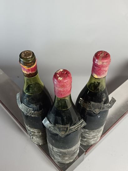 3 Bouteilles MAZY CHAMBERTIN Grand Cru 1978...