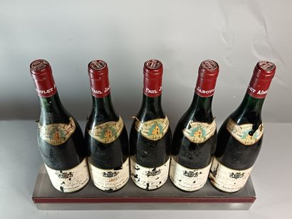 5 Bouteilles HERMITAGE La Chapelle 1985 -...