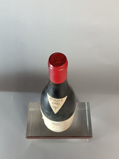 1 Bouteille CÔTES DU RÔHNE 1990 - Château...