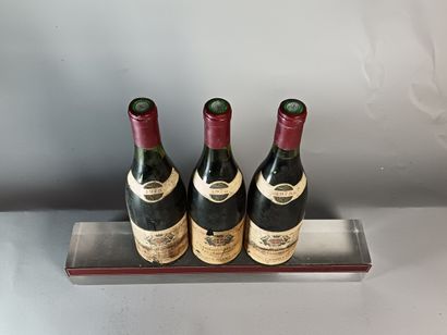 3 Bouteilles CHAMBOLLE MUSIGNY 1er Cru Les...