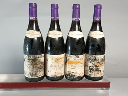4 Bouteilles MOULIN A VENT 2007 - CHANSON
Étiquettes...