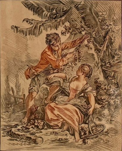 Lot de 6 gravures diverses.
Dimensions encadrement...