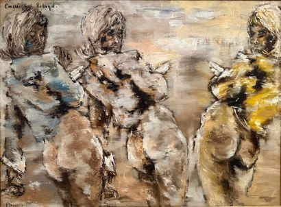 CASSIMAN Roland (1937). Huile sur toile 