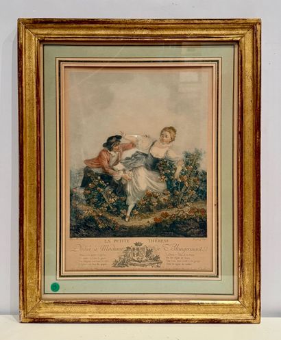 D'après BOILLY. Trois gravures représentant...