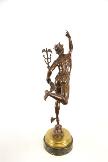 Jean DE BOLOGNE. D'après. Sculpture en bronze...