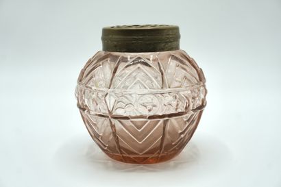 Art-déco. PIQUE FLEURS 112 . Verre soufflé...
