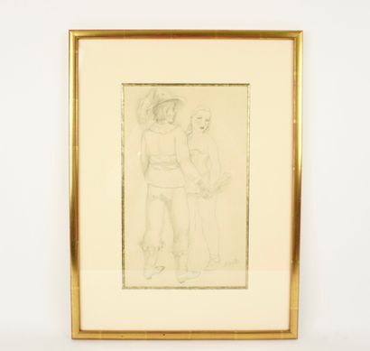 Edgard SCAUFFLAIRE (1893-1960). Dessin à...