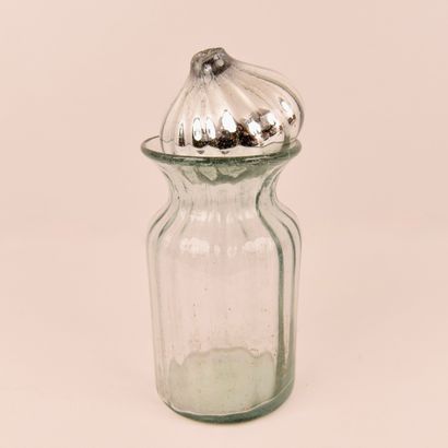 Pot en verre et bouchon en sulfure