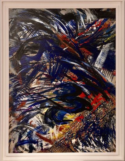 DAG DAHL XXe siècle. Huile sur panneau. 
Triptyque...