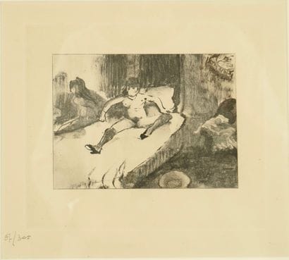 Edgard DEGAS (1834-1917). D'après. Gravure...